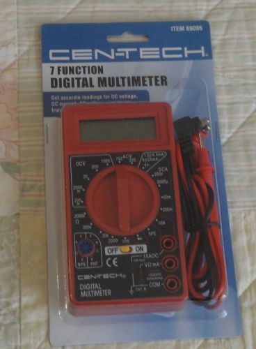 Cen-Tech Multi Meter Tester 7 Function NEW in package LCD Display #98025