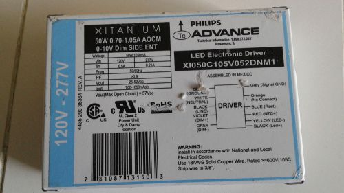 Philips Advance LED electronic driver XI050C105V052DNM1