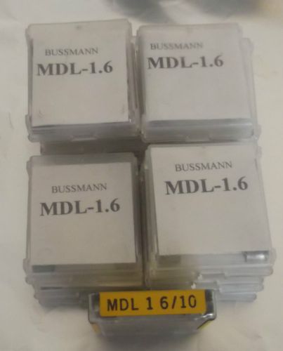 MDL-1-6/10 QTY 5  BUSSMAN  NEW BUSS