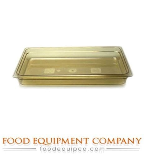 Cambro 12HP150 H-Pan™ full-size 2-1/2&#034;D amber  - Case of 6