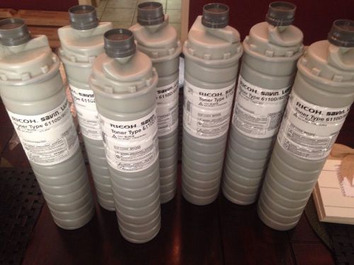 7 New Genuine RICOH SAVIN LANIER Toner Type 6110D / 6075 / 6110D   841332