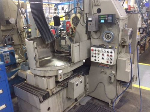 24&#034; chk 10hp spdl okamoto prg-6 rotary surface grinder, auto cycle, auto idf, em for sale