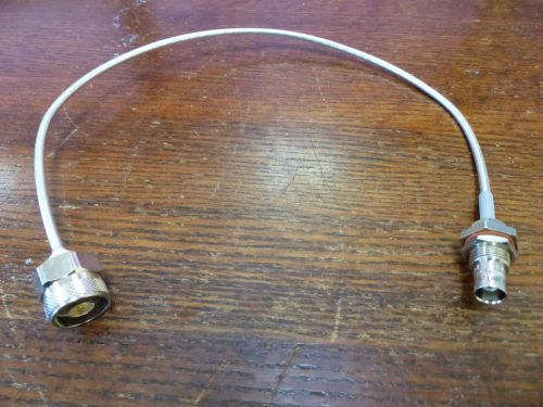 Keithley CA-283-16A Test equipment cable BNC Female panel mount to male 16&#034; NEW