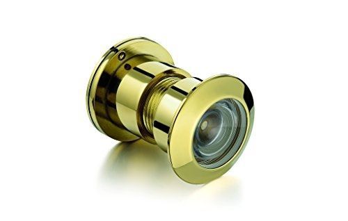 Togu TG3828NG-SC Brass UL Listed 220-degree Door Viewer with Heavy Duty Privacy