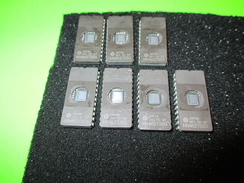 7 pcs HN462732G &#034;Genuine&#034; Hitachi 32K EPROM 24P DIP IC