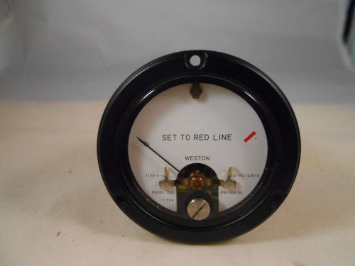 717210-4 DC VOLT METER  SET TO RED LINE  NEW OLD STOCK