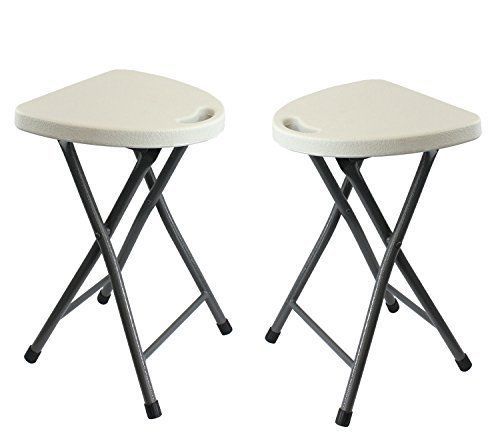 Zimmer Categories 18 Heavy Duty Folding Stool Polyethylene | Portable Picnic |