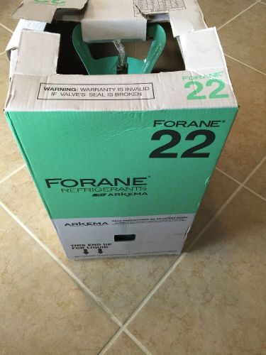 Forane refrigerant r22 30 lb tank r-22 brand new, sealed still in box !!! for sale
