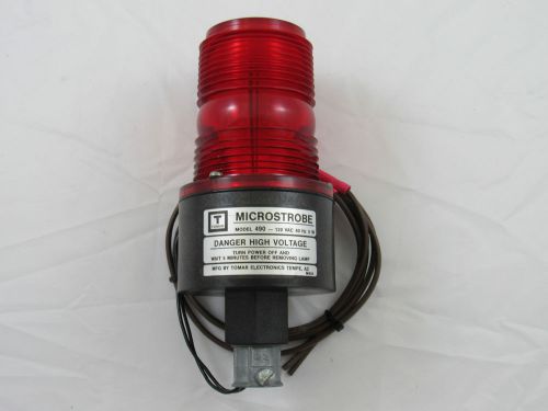 Tomar strobe red lens 120 vac 60 flash per minute  free shipping for sale