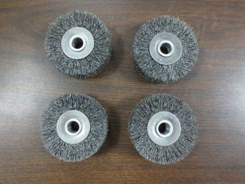 4 Anderson 01020 3&#034; Medium Face Crimped Wheels, .0118, 1/2&#034; AH