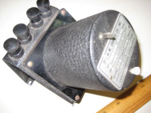 Vintage R.W. Cramer Timer/Switch, 115 volt motor &amp; 115 Single Pole 10 Amp Switch