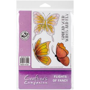 &#034;crafter&#039;s companion ezmount cling set 5.5&#034;&#034;x8.5&#034;&#034;-flights of fancy&#034; for sale