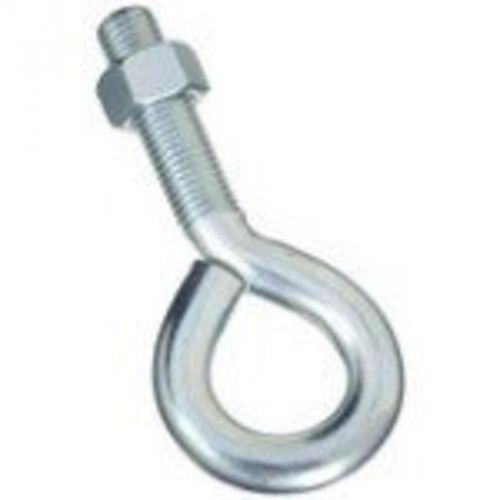 1&#034; x 8&#034; zinc plated eye bolt national hardware hook and eye n347-765 for sale