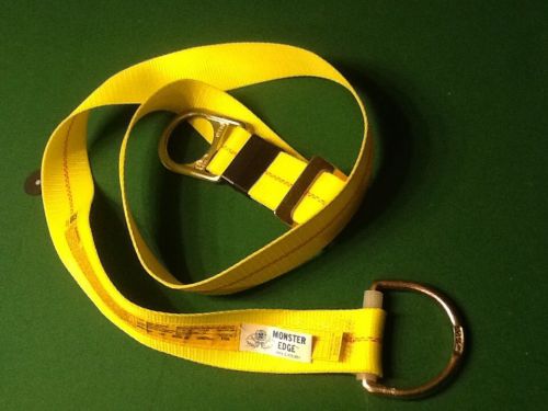 NEW ONE SIZE FITS ALL MONSTER EDGE TIE OFF 6FT ADAPTER SAFETY BELT MSZ116l400