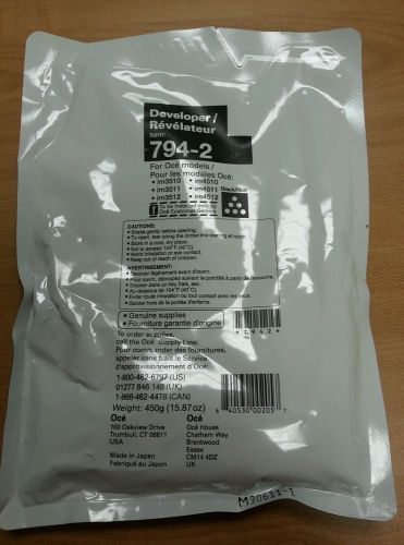 New Oce Developer OEM Genuine 794-2, im3510 im3511 im3512 im4510 im4511 im4512