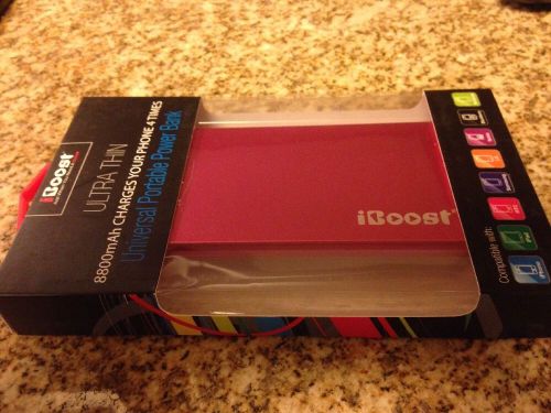iBoost 8800 Mah External Battery Universal Portable Power Bank Pink