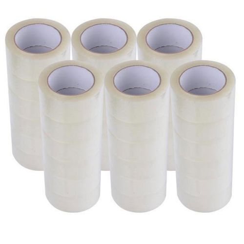 36 rolls carton sealing tape 1.77 mil 2&#034; x 110 yds clear 630 for sale