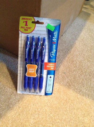 PaperMate Blue Ballpoint Pens Blue Ink Bold Point(3 Packs)