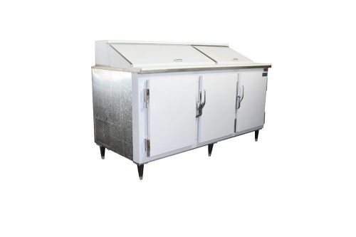 Coolman  Commerical 2-1/2 Door Refrigerated Sandwich Prep Unit 72&#034;