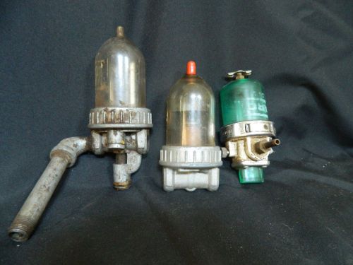 Vintage air line lubricator lot of 3 for sale