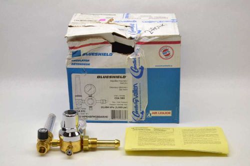 Air liquide blu-hpr48fm580arhe blueshield flowmeter gas regulator d487058 for sale