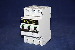 AEG - Elfa E83S B10 Miniature Circuit Breaker, 3 Pole,. 10 Amp