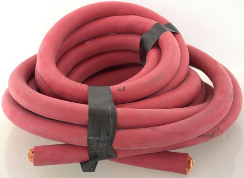 15&#039; 4/0 welding cable red usa made flex-a-prene off road truck leads for sale