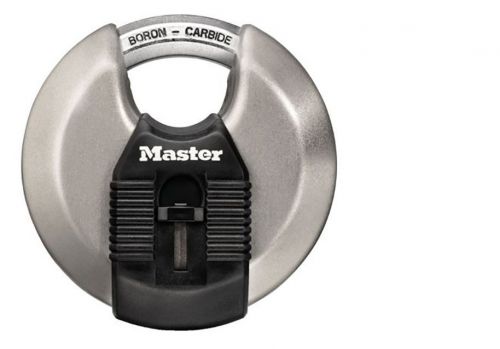 New Master Lock 3.12-inch Indoor Silver Steel Shackle Keyed Padlock Outdoor Lock
