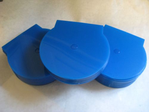 CLAM SHELL CD 28 Pack 5MM Blue DVD Storage Cases Unused Plastic PVC Locking DVDR