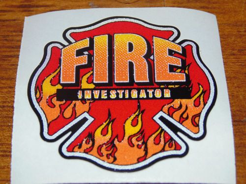 Fire Investigator Graphic, 2&#034; H x 2&#034; W