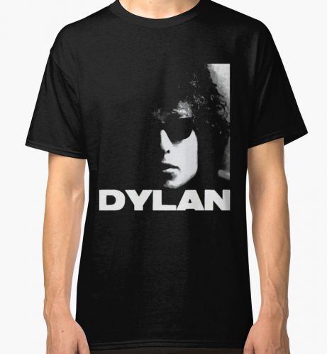 New Bob Dylan Men&#039;s Black Tees T-shirts Clothing