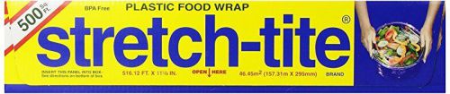 Stretch-tite  plastic food wrap, 500 sq. ft., 516.12-ft.  x 11.5/8-inch rolls (p for sale