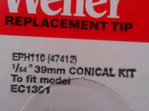 Weller EPH 110 Conical Soldering Tip 1/64&#034; (39mm) For EC 1301 &amp;  1302 Irons