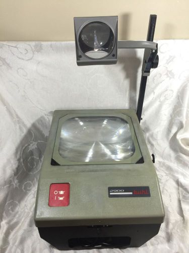 VINTAGE BUHL 2900 OVERHEAD TRANSPARENCY PROJECTOR WORKING