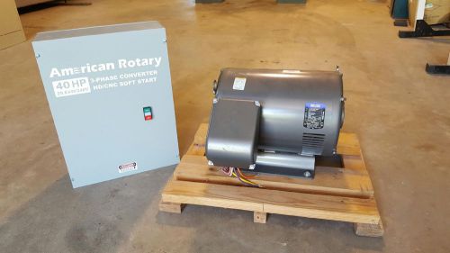 American Rotary Phase Converter 40hp Heavy Duty for CNC use