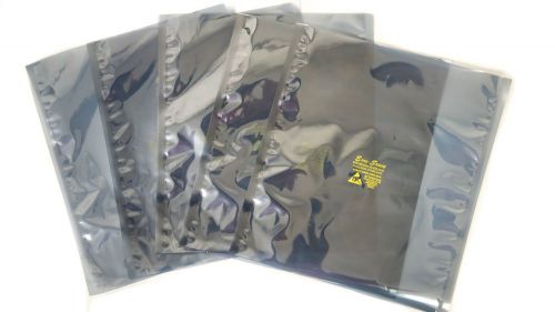 100 ESD Anti-Static Shielding Bags, 7&#034;x10&#034;in (Inner Diameter),Open-Top,3.1 mils