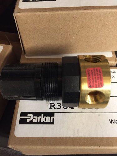 Parker Watts R364-02C Brass Miniature Regulator Press Range 0-125 Psi 1/4 NPT