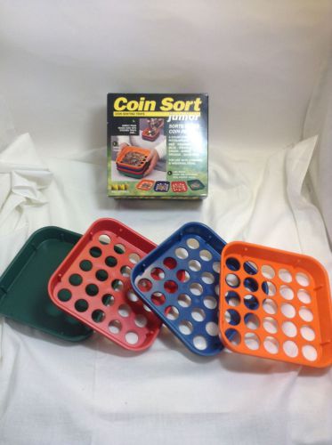 Mmf industries speed sort coin sorting trays 4 color-coded trays for coins for sale