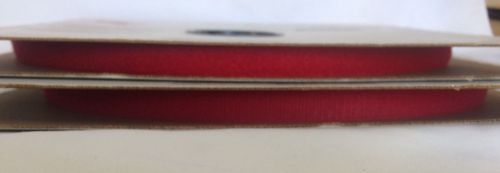 1 Velcro hook 5/8&#034; wide x 50 yds Red Sew-on 1 Velcro loop 5/8&#034; wide x 50 yds Red