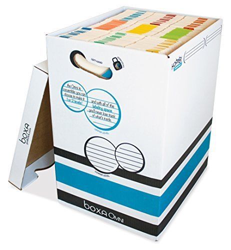 BOXA Boxa 2 in 1 OMNI Office Supplies Box, Holds 4200 Double-Stacked