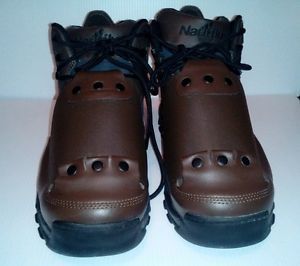 Nautilus Brown Steel toe safety boots men  size13w