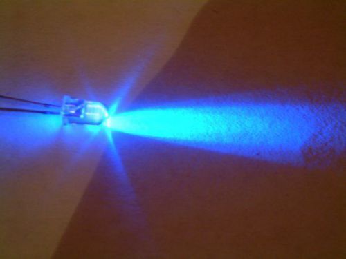 2pcs LED 5mm UV  LED Diode Round Top Clear Emitter US Seller