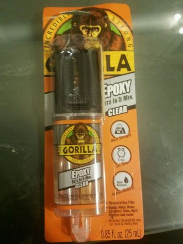 Gorilla Epoxy .85 oz. Clear 0.85 Fluidic Ounce