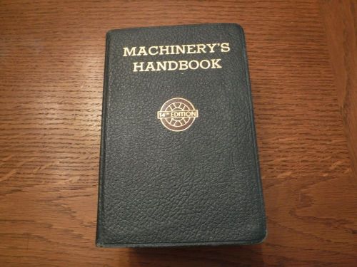 Machinery&#039;s Handbook Toolbox edition w/thumb index 14th edition