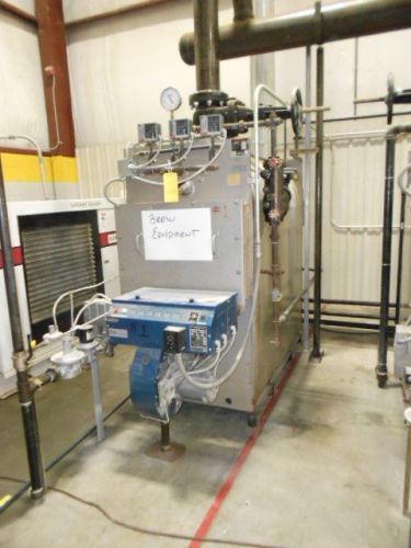 L.E.S. Industrial Boiler, model HF3-60, Gas 2,410,000 btu, Used at Microbrewery