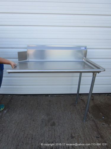 New Stainless Steel Clean Right Side Dish Table, 48&#034;, 16Ga, NSF