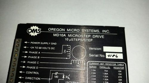 OMS Oregon Micro Systems MD10A Microstep Drive