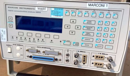 MARCONI Digital Communications Analyzer 2851S &#034;OPTION FITTED 001,009,013&#034;