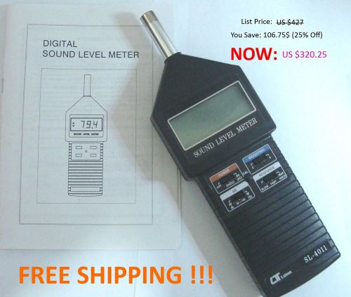 Lutron sl-4011 digital sound level meter l086056 for sale