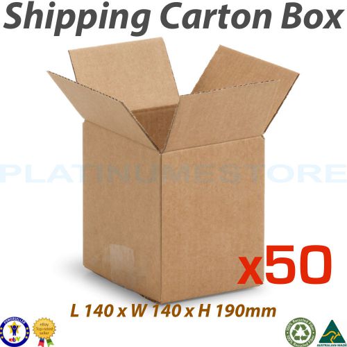 50 mailing box 140x140x190mm strong cardboard post shipping carton free delivery for sale
